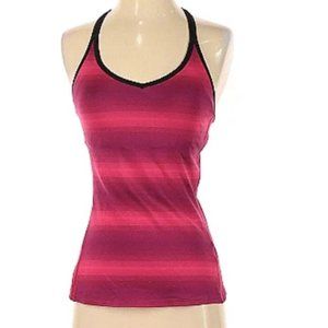 Pink Ombre Workout tank built in bra